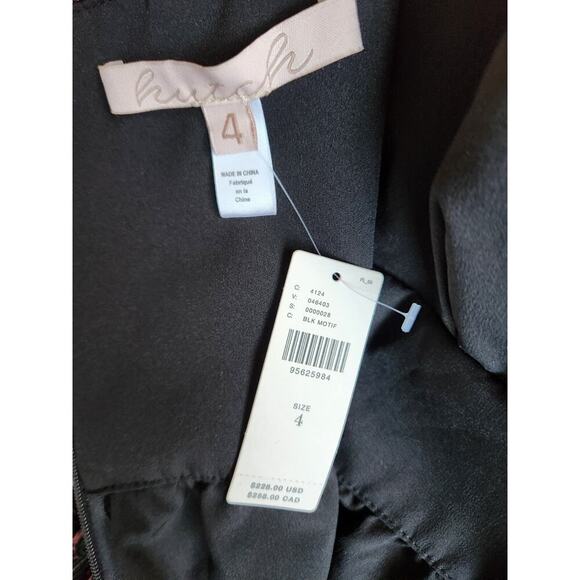 NWT Anthropologie Hutch Tiered Velvet Floral Wide Leg Jumpsuit Size 4 #8F502 - Picture 8 of 10